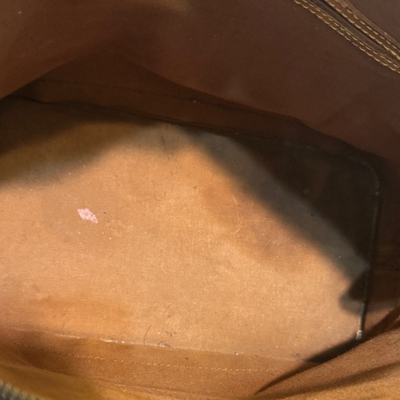 Louis Vuitton Alma Brown and Gold Monogram Tote dyed and sealed black - Picture 10 of 12